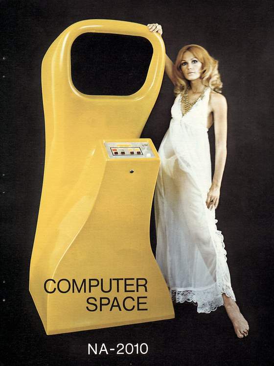 Computer Space flyer: 1 Front